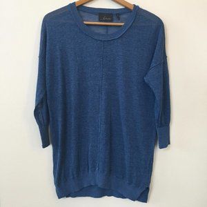 Line Knitwear Linen Blend Thin Sweater
